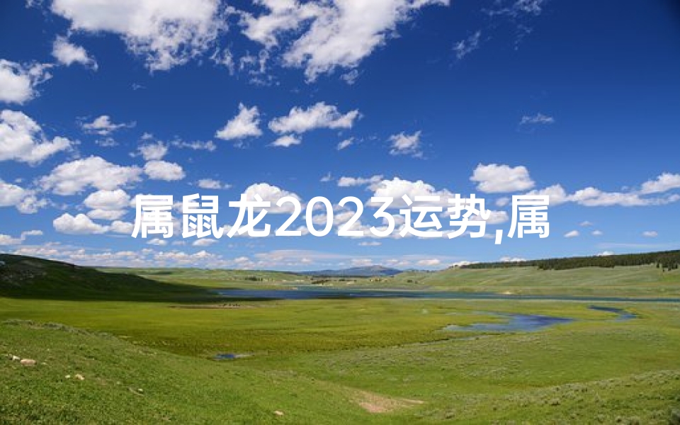 属鼠龙2023运势,属龙人鼠年运势2020运势详解