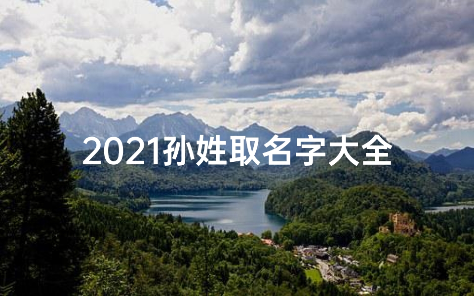 2021孙姓取名字大全男孩—孙姓17年萌娃：名字里的童年记忆