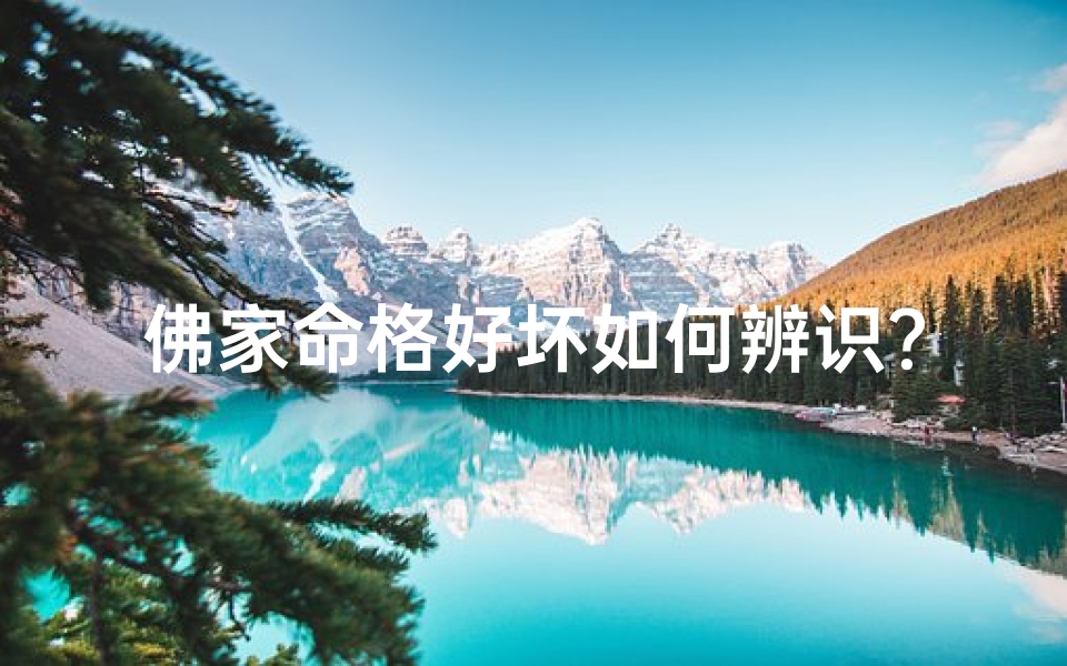 佛家命格好坏如何辨识？