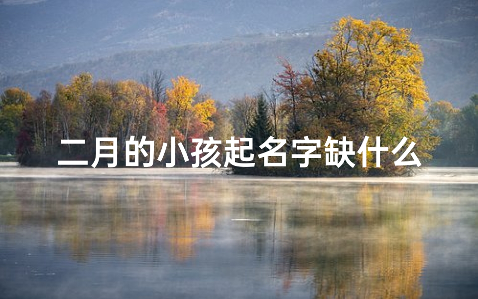 二月的小孩起名字缺什么;《二月宝宝起名：揭秘缺少什么元素的秘密》