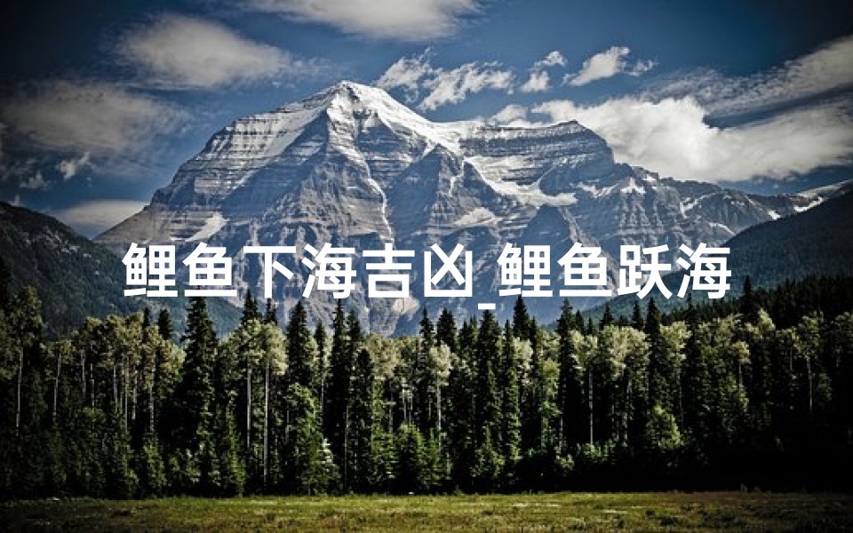 鲤鱼下海吉凶_鲤鱼跃海吉凶难测：命运转折之谜