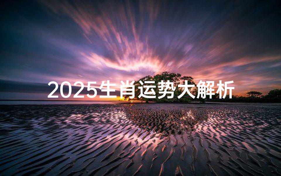 2025生肖运势大解析-把握未来一年的吉凶福祸